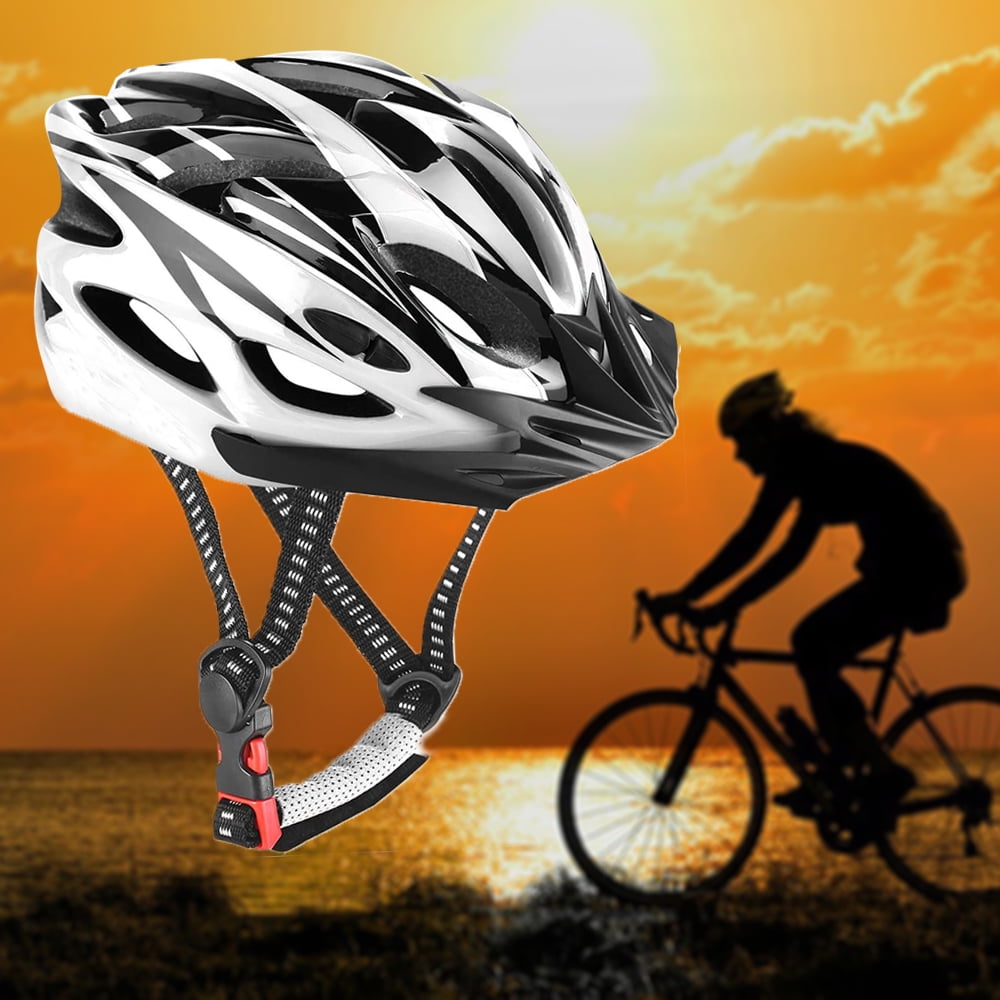 Adjustable Men Women Bicycle Helmet Adult Bike Helmets Lightweight Road Mountain Cycling Safety Sports Helmets with Detachable Visor Large 