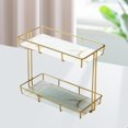 thumbnail image 3 of Bedroom Storage rack and shelf Shelves Storage Box Jewellery Container Household S Double Layer White, 3 of 8