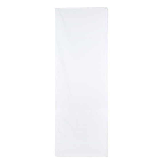 Sublimation Cooling Towels by Make Market – White 31" x 11" Polyester Workout Towels for Heat Transfer Printing - Single-Sided Design - 12 Pack