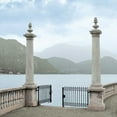 thumbnail image 2 of Blaustein, Alan 26x26 White Modern Wood Framed Museum Art Print Titled - Harbor Garden Gates - 2, 2 of 4
