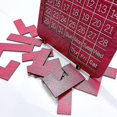 thumbnail image 4 of Compatible concalendario Rompecabezas Mes + Día + Semana Calendario Decorativo para el hogar (rojo), 4 of 5