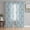 Bluish Green, variant on Blue Moroccan Sheer Curtains 45 Inch Length 2 Panels Set for Living Room/Bedroom, Retro Country Geometric Quatrefoil Plaid Semi Curtain Sheers Drapes Rod Pocket Curtains Window Treatment 52''x45''x2