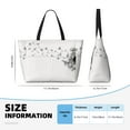 thumbnail image 4 of Disketp Dandelion Blowing In The Wind Bolsa de Playa de Gran Capacidad, Bolso Impermeable y a Prueba de Arena para Mujer, Ideal para Playa, Piscina y Natación, 4 of 7