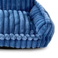 thumbnail image 3 of Vibrant Life Medium Plush Cord Sofa Style Dog Bed, Blue, 22" x 28", 3 of 6