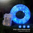 thumbnail image 3 of Asisol Christmas LED Rope Lights Indoor Outdoor, Battery Operated 23ft 50 LED Waterproof String Lights 8 Modes Lighting with Remote for Christmas Party Garden Home Decoration, 3 of 9