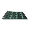 thumbnail image 2 of Ahgly Company Indoor Rectangle Abstract Light Blue Modern Area Rugs, 5' x 7', 2 of 4