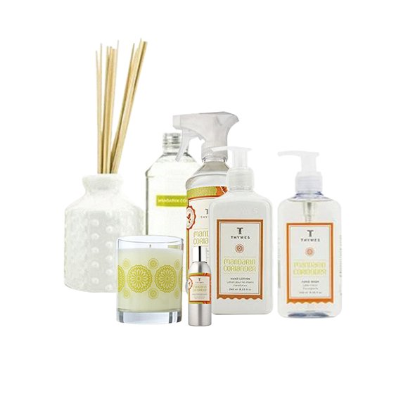 Thymes Panier Cadeau Collection Mandarine