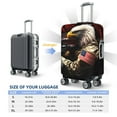 thumbnail image 4 of Yiaed American Bald Eagle Warrior Print Travel Luggage Cover Suitcase Protector Fits 18-32 Inch Luggage Wheel Covers Patterned Elastic Luggage Anti-scratch（No luggage）-Large, 4 of 5