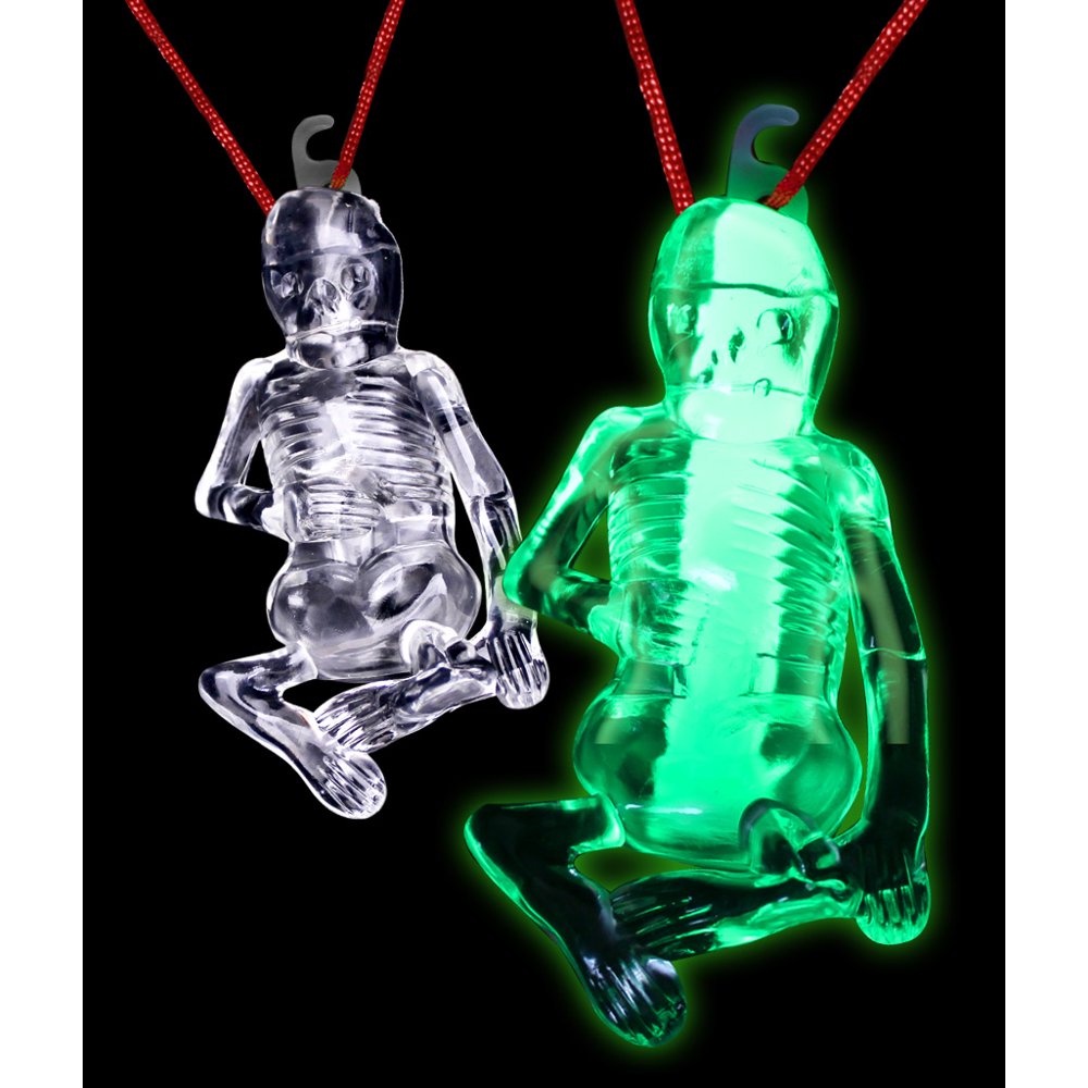 Glow Stick Halloween Skeleton Green