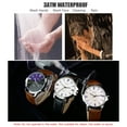 thumbnail image 2 of Reloj de cuarzo YAZOLE para hombre, exquisito reloj de pulsera masculino con luz azul, 2 of 8