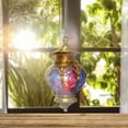 thumbnail image 4 of ViciArt Moroccan Lantern Acrylic Suncatcher – 9" Faux Stained Glass Window Hanging Decor, 4 of 4