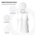 thumbnail image 3 of Naloa White Basketball Jersey Reversible Men's Mesh Athletic Sports Shirts Training Practice S-4XLLarge, 3 of 6