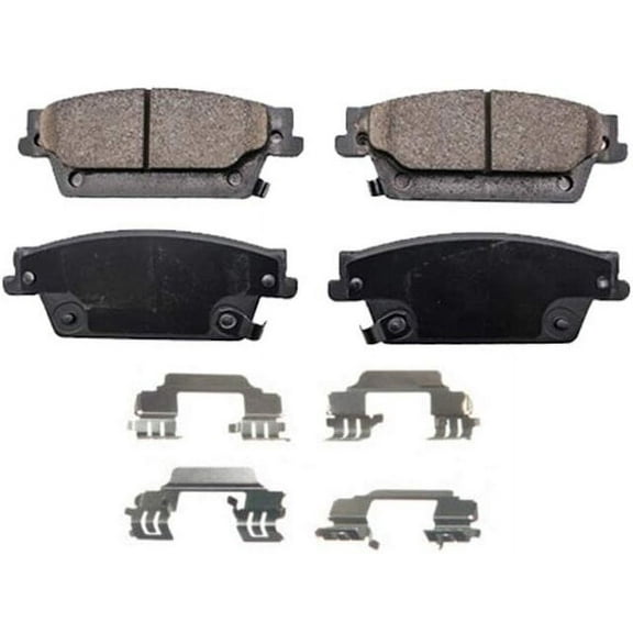 Rear Brake Pad Set - Compatible with 2004 - 2009 Cadillac SRX 2005 2006 2007 2008