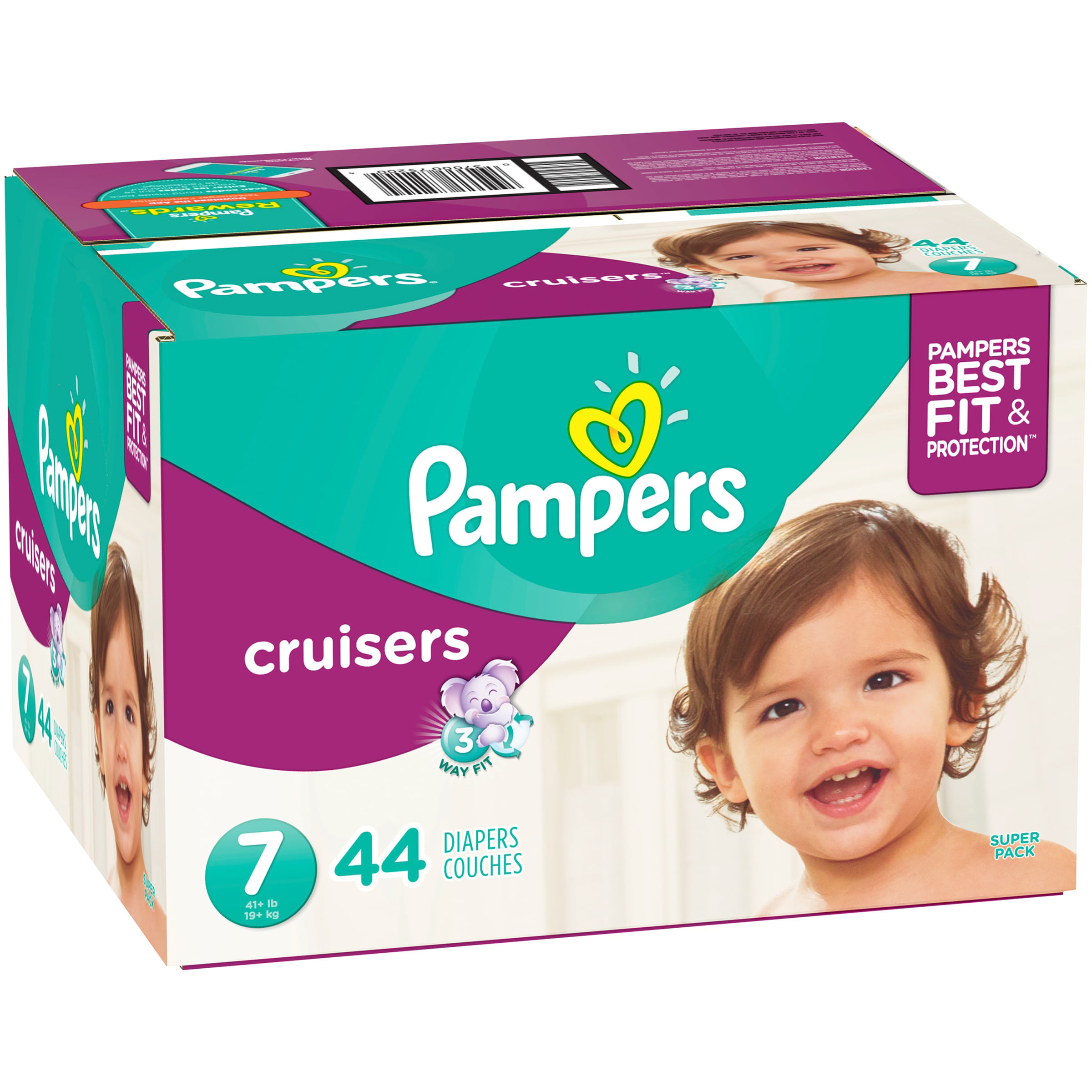 Pampers Cruisers Diapers Super Pack – Size 7 (44ct) – BrickSeek