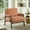 Orange, variant on Mid - Century Modern - High - Density Sponge Cushion - Primary Living Spaces - Comfortable and Timeless Seating