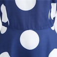 thumbnail image 5 of Homenesgenics Dresses for Women Womens Dresses Summer Women Vintage Short Sleeve Print Evening Party Prom Dress Blue S, 5 of 9