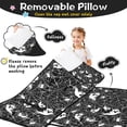 thumbnail image 3 of Ghost and Spider Web Halloween Pattern Toddler Nap Mats for Kids Preschool,50"x20" Sleeping Mat Bag or Kids,Toddler Sleeping Bag,Toddler Nap Mat or Daycare, 3 of 6