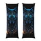 thumbnail image 1 of Balery Cool Blue Light Wolf Funda Protectora para Almohada Corporal de Algodón Hipoalergénico con Cierre(55 x 21 pulgadas), Almohadas No Incluidas, 1 of 7
