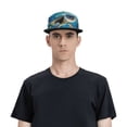 thumbnail image 3 of Goofa Watercolor Turtle Printed Men's Baseball Cap,Straight Brim Hat,Golf Dad Hat,Versatile Style,Sun Protection Cap,Travel Hat, 3 of 9
