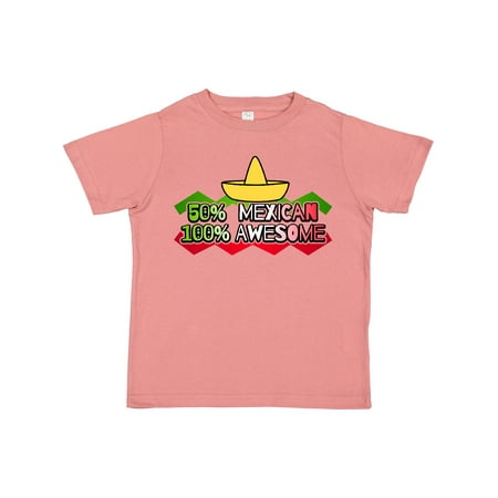 

Inktastic 50% Mexican 100% Awesome Boys or Girls Toddler T-Shirt