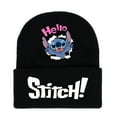 thumbnail image 3 of Stitch Knitted Beanie Hats,Cute Cartoon Graphic Winter Warm Caps for Women Men Fans,Multiple Designs, 3 of 7