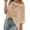 T#Beige979, variant on Womens Summer Scoop Neck Short Sleeve Sweater Knitwear Casual Crochet Hollow Out Knit Tops Pullover Shirts Beach Cover Up Relaxed Fit Dailywear