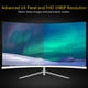 thumbnail image 2 of Z-Edge 27-inch Curved Gaming Monitor, Full HD 1080P 1920x1080 LED Backlight Monitor, with 75Hz Refresh Rate and Eye-Care Technology, 178° Wide View Angle, VGA+HDMI, 2 of 5