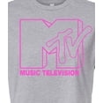 thumbnail image 3 of MTV - Pink Logo - Juniors Cropped Tee, 3 of 5