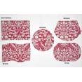 thumbnail image 2 of Pink Floral Damask Placemats by Penny's Needful Things (Oval - Set of 2), 2 of 3