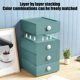 thumbnail image 5 of CaiYueKe Desktop Organizer Drawer Storage Box, Plastic Office Supplies Organizer, Multifunctional Stationery Holder, Desk Drawer Organizer for Home Office Accessories, 5 of 7