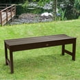 thumbnail image 2 of Highwood Lehigh 4ft Picnic Bench - 2-Person, Eco-friendly, Synthetic Wood, 2 of 4
