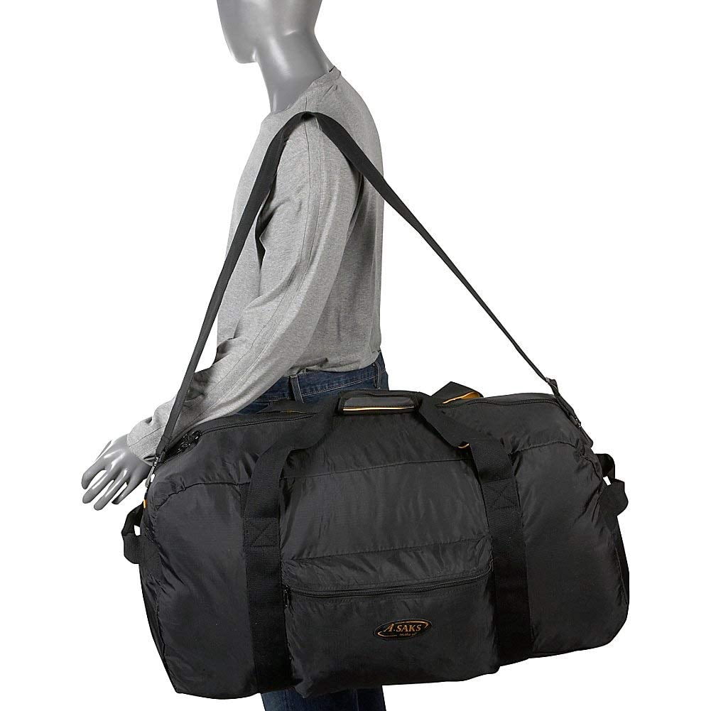 A.Saks 30” Lightweight Folding Duffel w/Pouch