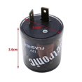 thumbnail image 2 of 2-pin Variable Car Led Turn Signal Light Flasher Blinker Relay Ef32 20 Amps 12v 10039390 10041073, 2 of 5