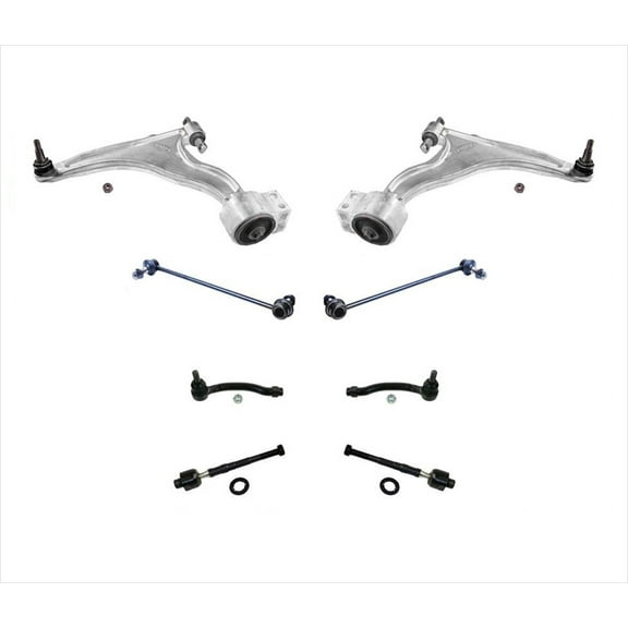 Lower L & R Control Arm w/ Ball Joints Rods Fits 2010-2016 Cadillac SRX 8Pc