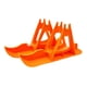 thumbnail image 2 of Juego de esquí deportivo para nieve, trineo de invierno, tabla de snowboard, soporte de estacionamiento estable Naranja, 2 of 7