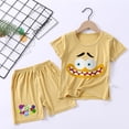 thumbnail image 5 of Disney-Conjunto de pijamas de dibujos animados para niños y niñas, ropa de dormir de manga larga, camisa de bebé, Tops, 2 piezas, 5 of 5
