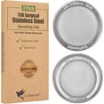 thumbnail image 1 of 2 Pack 316 Surgical Stainless Steel Sprouting Lids for Wide Mouth Mason Jar (Ball Kerr) - One-Piece- Strainer Mesh Lids - Rust-Proof, 1 of 6