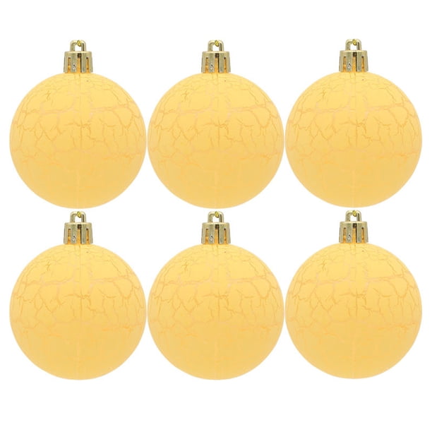 Adornos navideños, regalos navideños, 6 bolas decorativas para árbol de Navidad de 8 cm, para colgar en el hogar o fiestas.