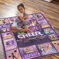 thumbnail image 3 of Cheerleader Gifts, Cheer Blankets for Girls,Cheerleader Gifts for Girls, Cheerleading Gifts, Cheer Gift, Cheer Gifts for Cheerleaders 60"x 50", 3 of 6
