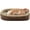 Brown, variant on Orthopedic Dog Bed for Large Dogs, Egg-Crate Memory Foam Pet Bed with Bolster Sides, Waterproof Lining, Removable Washable Cover & Non-Slip Bottom, Grey