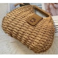 thumbnail image 2 of Kukuzhu Summer Straw Bag for Women Straw Tote Bag Hand-woven Top-handle Handbag Crossbody Clutch Bags for Travel 2023, 2 of 4