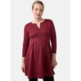thumbnail image 2 of Ingrid & Isabel For Every Belly Women’s Maternity Pintuck Mini Dress, Sizes S-XXL, 2 of 8
