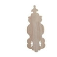 thumbnail image 4 of 1 pieza de aplique de madera tallada para manualidades, sin pintar, aplique para muebles, calcomanía de madera 14x5.5cm, 4 of 8