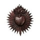 thumbnail image 5 of Adorno de pared de resina con forma de corazón para colgar en la pared, placa decorativa, gran regalo. Marrón, 5 of 9