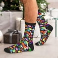 thumbnail image 7 of Rocae Easter Eggs2 for Adult Socks Casual Athletic Stretchy Loose Socks for Women Men Non-Slip Middle Tube Socks, 7 of 7