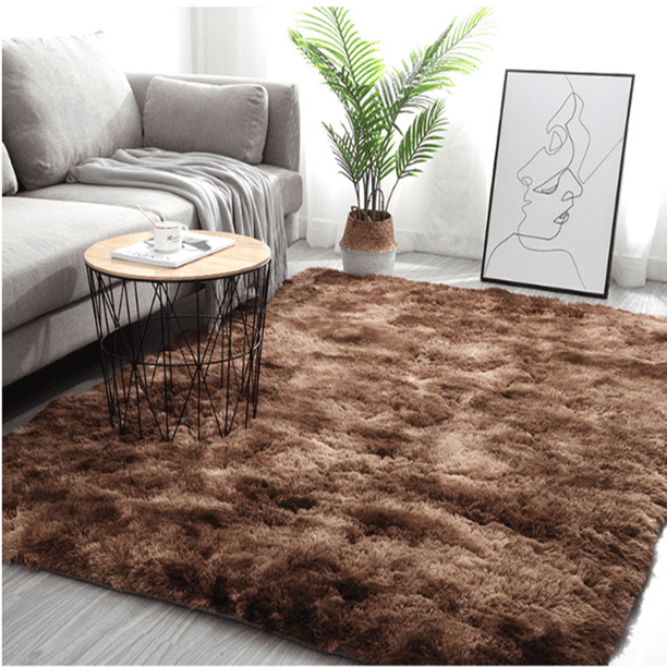 Carpet Fuzzy Decorative Floor Rugs, White Fuzzy Living Room Rugs