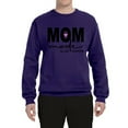 thumbnail image 2 of Wild Bobby, Mom Mode All Day Everyday Mother's Day Unisex Crewneck Sweatshirt, Purple, XX-Large, 2 of 6