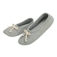 thumbnail image 4 of Women's Ballerina House Slippers, Anti-Skid Comfy Warm Ballet Style Slippers, 4 of 8