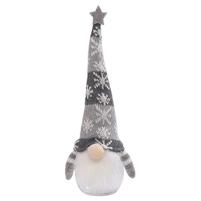 Tarro de dulces de Navidad Advancent Paquete pequeño Gnome Gris