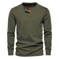 thumbnail image 5 of SOOMLON Long Sleeve Henley Shirts for Men Big and Tall Button Dress Shirt Textured Solid Tshirt Warm Casual Work Wear, 5 of 5